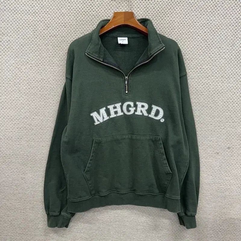 [BUNJANG] Maghgrid Half-Zip Sweatshirt / 마하그리드 반집업 스웻셔츠 맨투맨 M D08409