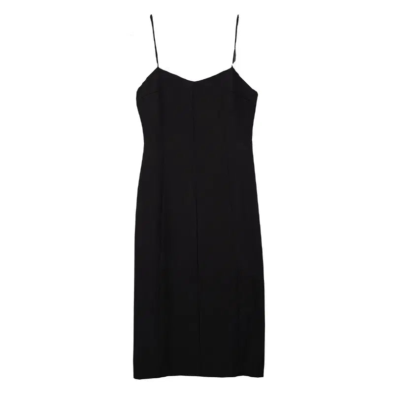 [BUNJANG] Women's Black Slip Dress Size S / 여자 블랙 슬립 S