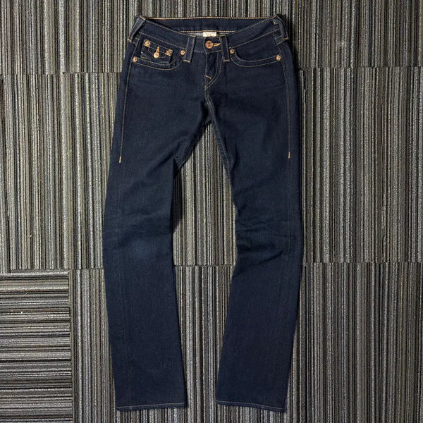 [BUNJANG] True Religion Indigo Low-Rise Skinny Denim Pants / 트루릴리전 인디고 로우라이즈 스키니 데님 팬츠