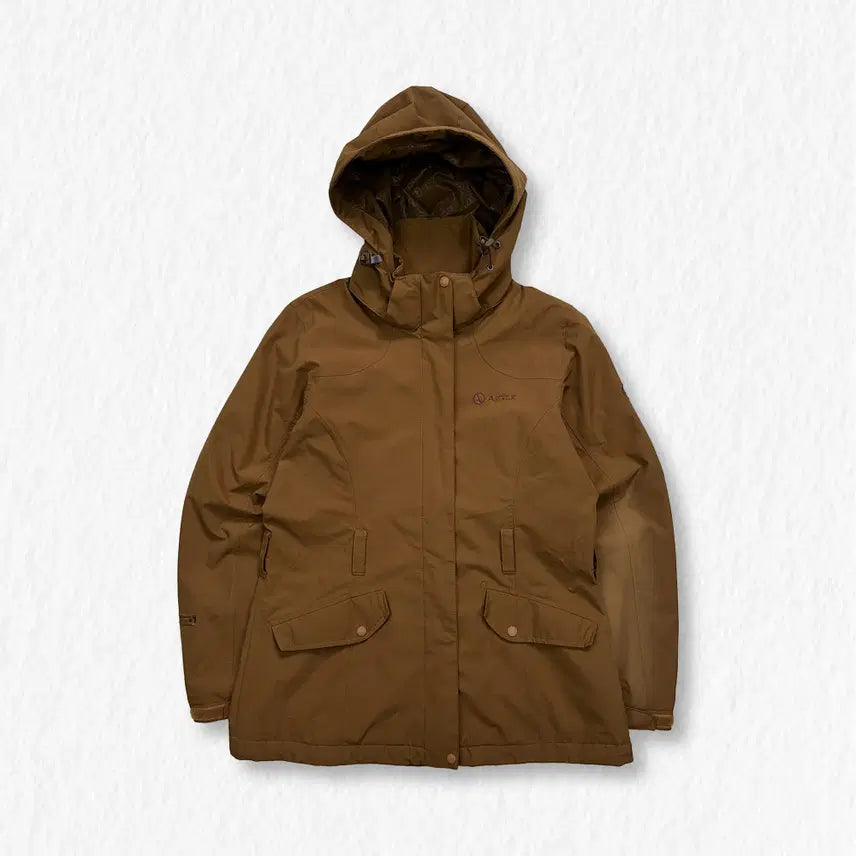 [BUNJANG] Aigle Windbreaker Brown / 에이글 바람막이 브라운