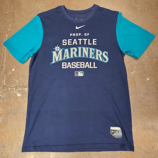 [BUNJANG] Nike Dri-FIT Seattle Mariners Baseball T-Shirt / 나이키 드라이핏 시애틀 마리너스 야구 티셔츠