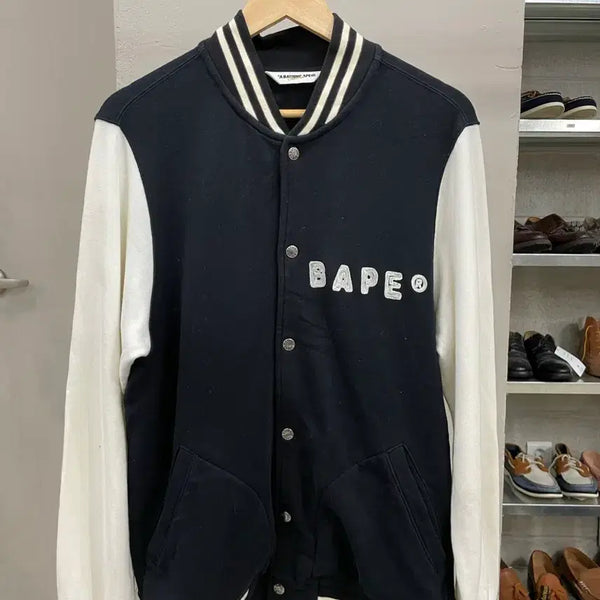[BUNJANG] BAPE Varsity Jacket L / 베이프 야구잠바 L