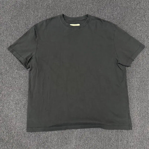 [BUNJANG] Muji Black Short-Sleeve T-Shirt / 포터리 무지 블랙 반팔 티셔츠
