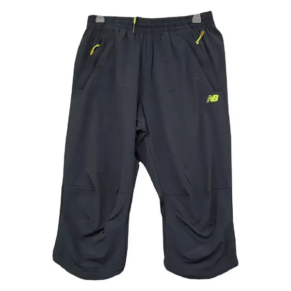 [BUNJANG] New Balance Grey Functional 7/8 Training Shorts (Size S) / 뉴발란스 그레이 기능성 트레이닝 7부 반바지 75(S)