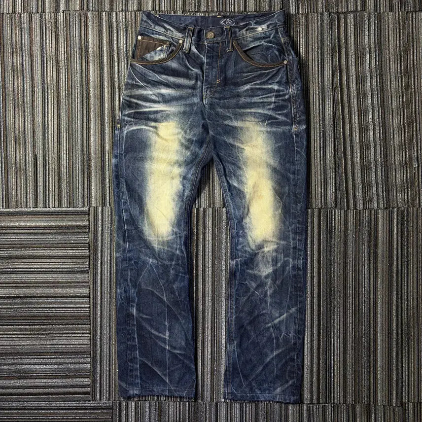 [BUNJANG] Evisu Macbling Straight Denim Pants / 에비수 맥블링 스트레이트 데님 팬츠