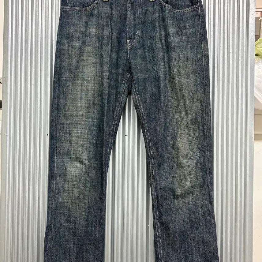 [BUNJANG] Levi's 527 Low Rise Bootcut Wash Denim Jeans / [W32] 리바이스 527 로우 부츠컷 워시 데님 7.9