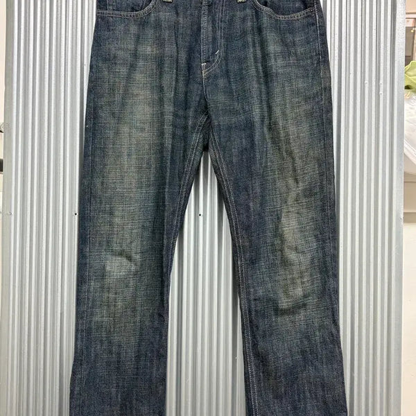 [BUNJANG] Levi's 527 Low Rise Bootcut Wash Denim Jeans / [W32] 리바이스 527 로우 부츠컷 워시 데님 7.9