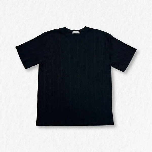 [BUNJANG] Ecru Studio Gold Texture Short Sleeve T-Shirt / 에크루스튜디오 골 텍스쳐 반팔티