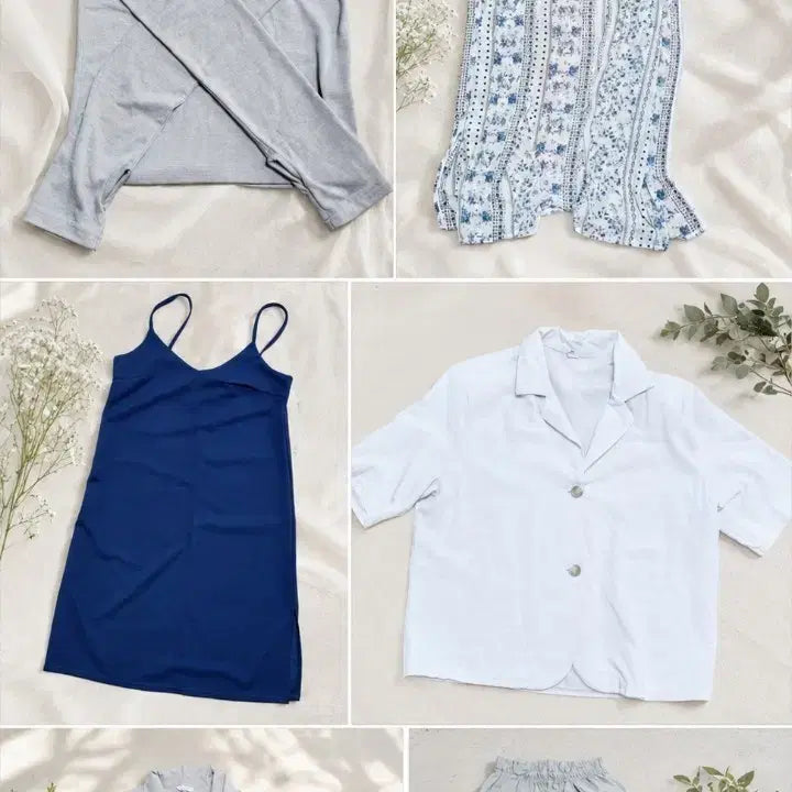 [BUNJANG] Women's Clothing 6-Piece Set (Tops, Bottoms, Dress) / 여성 의류 6종(상의, 하의, 원피스)