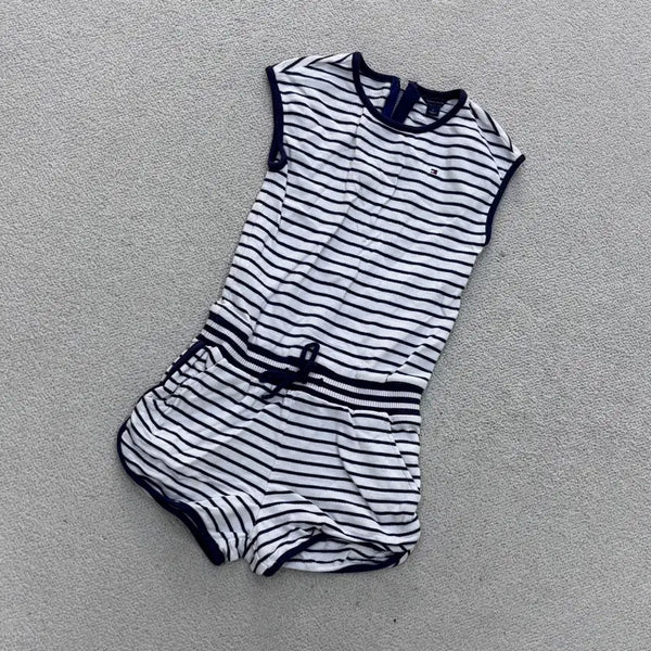 [BUNJANG] Tommy Hilfiger Women's Striped Pattern Jumpsuit / 6 타미힐피거 여성 스트라이프 패턴 점프 수트 0708E