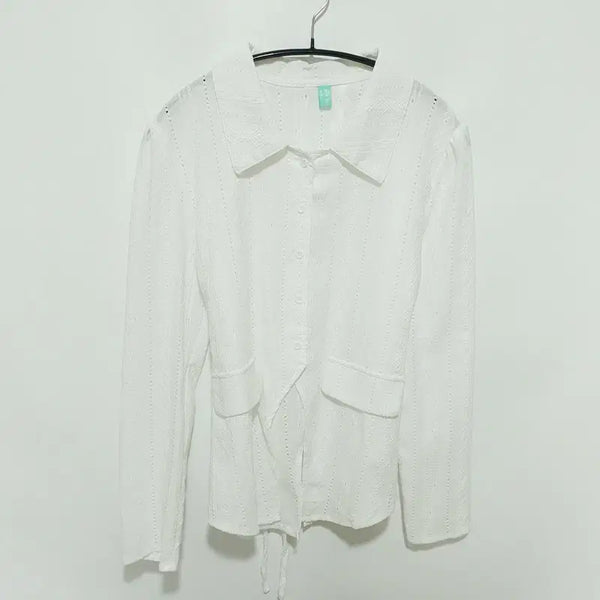 [BUNJANG] Punch Blouse F_M3201 / 펀칭 블라우스 F_M3201