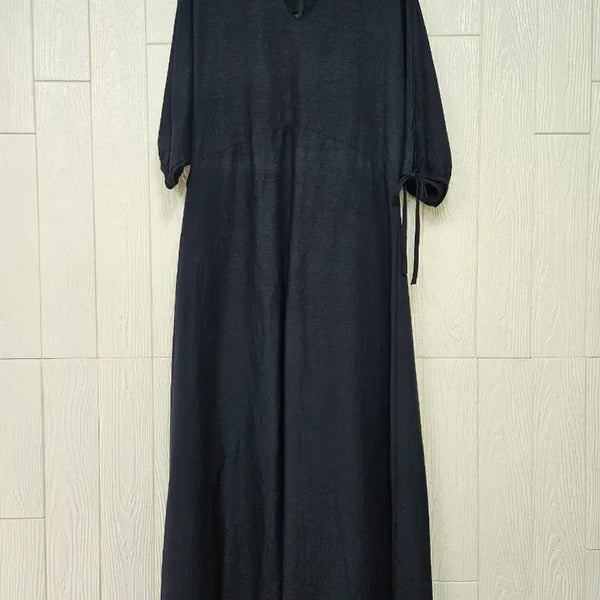 [BUNJANG] LALA SHOW Linen Long Dress / 라라쇼 린넨 롱원피스