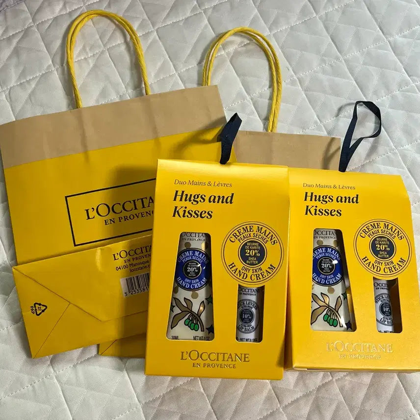[BUNJANG] L'Occitane Hand Cream & Lip Balm Set / 록시땅 핸드크림 립밤스틱 세트 일괄