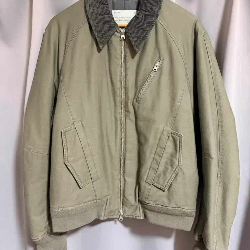 [BUNJANG] Bellier Neo City Flight Jacket Olive / [100] 벨리에 네오 시티 플라이트 자켓 올리브