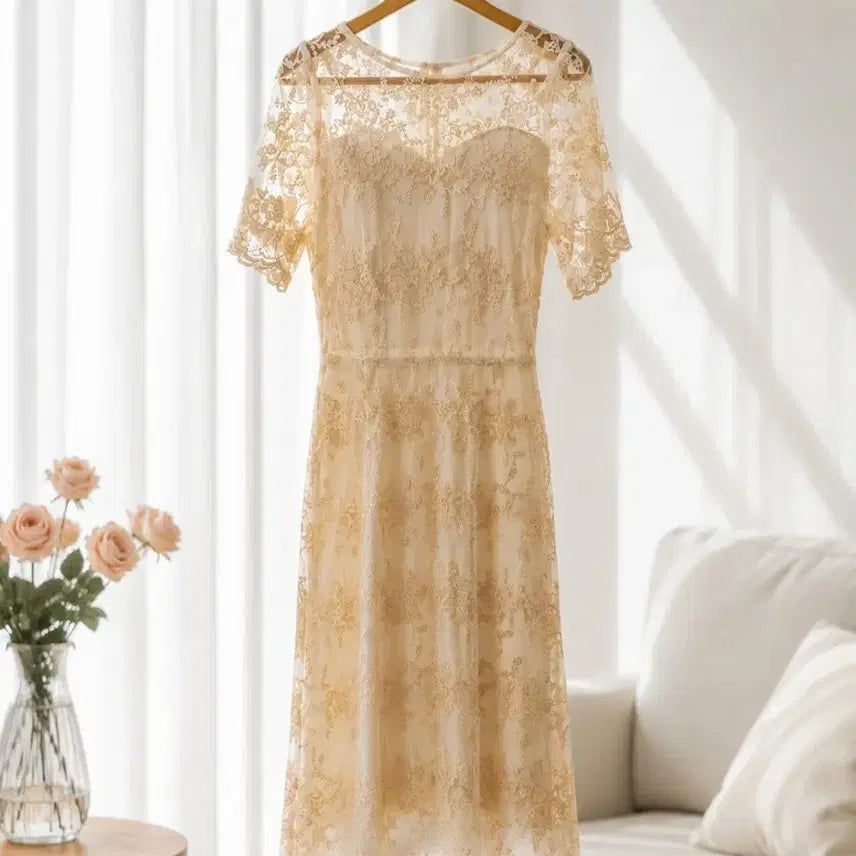 [BUNJANG] KYONA Lace Dress Size 55 / KYONA 레이스 원피스-55