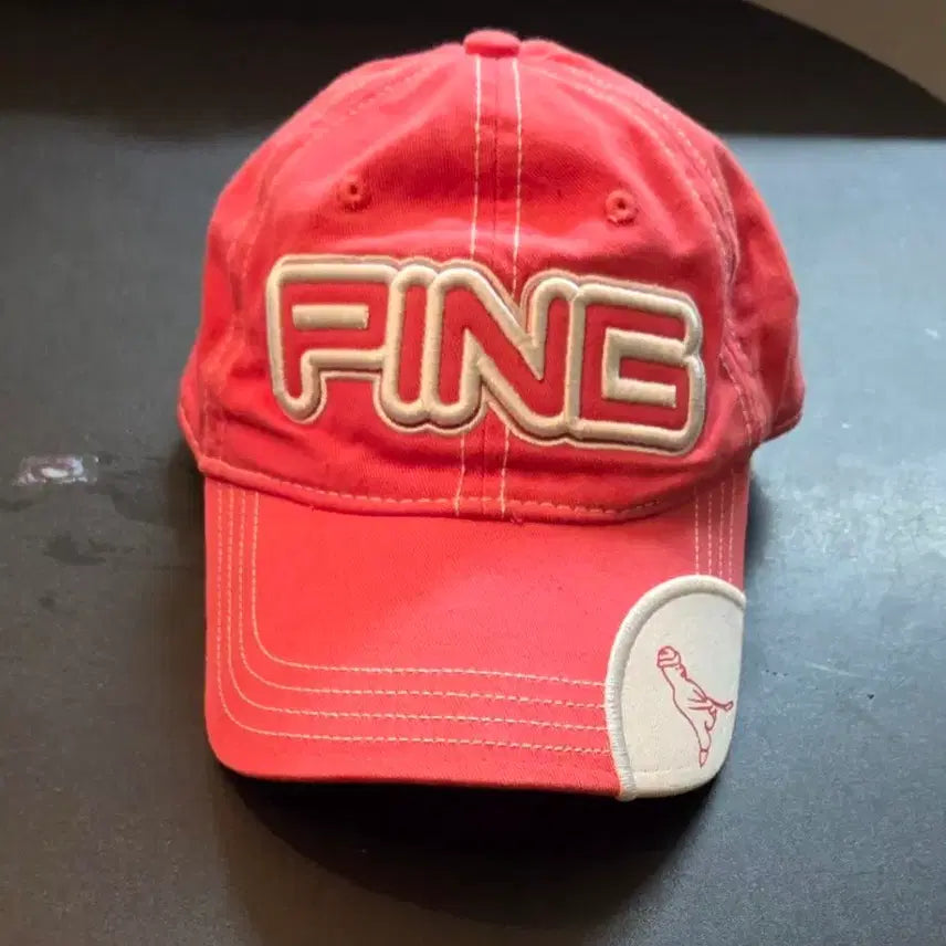 [BUNJANG] PING Unisex One Size 100% Cotton Golf Hat / 미사용 핑 PING 골프모자 남녀공용 ONE 사이즈100% 순면