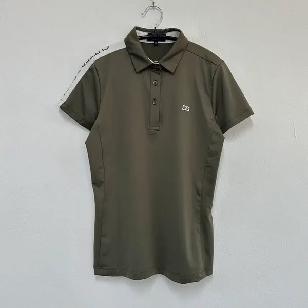 [BUNJANG] Cutter & Buck Golf Short Sleeve Polo Shirt Khaki / 커터앤벅 골프 반팔 카라티