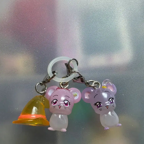 [BUNJANG] Magical Doremi Character & Witch Hat Keyring Set / 꼬마마법사레미 키링