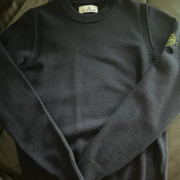 [BUNJANG] Stone Island Navy Knit Sweater Size S / 스톤아일랜드 니트