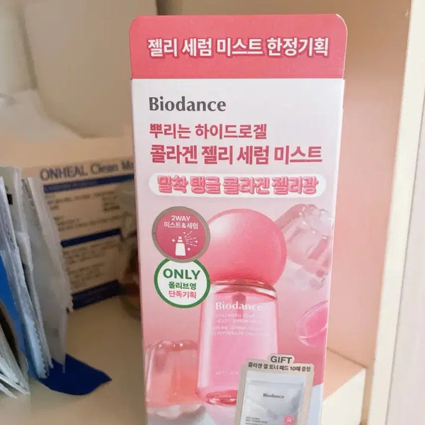 [BUNJANG] Biodance Gel Serum Mist + Toner Pad 10 Sheets / 바이오던스 젤리 세럼 미스트 + 토너패드10매 미개봉