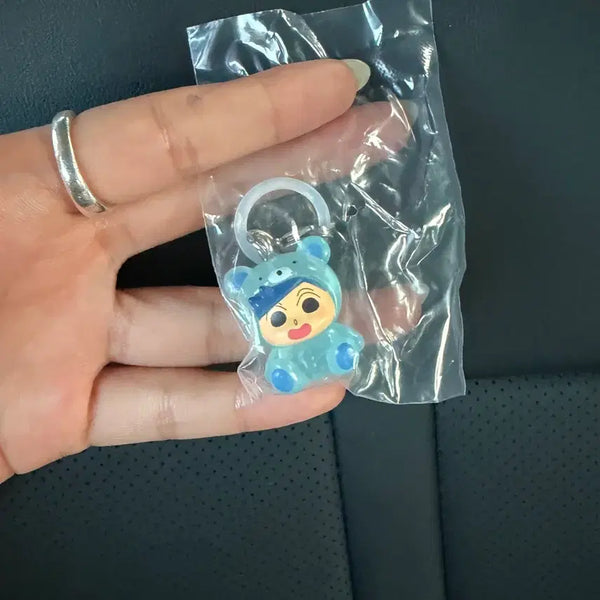 [BUNJANG] Crayon Shin-chan Eddie Bear Pajama Keyring (Sealed) / (미개봉) 짱구는 못말려 철수 메지루시 곰돌이 파자마 키링