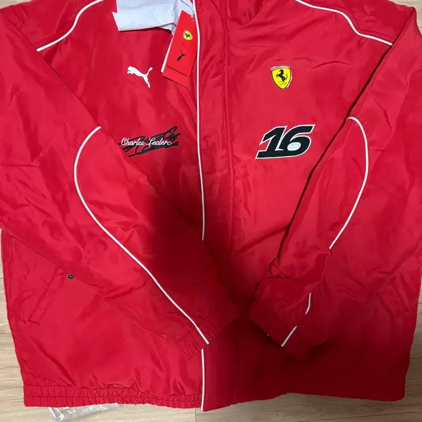 [BUNJANG] Puma 26 Season F1 Ferrari Leclerc Racing Jacket 2XL / 26시즌 F1 페라리 르끌레르 레이싱 자켓