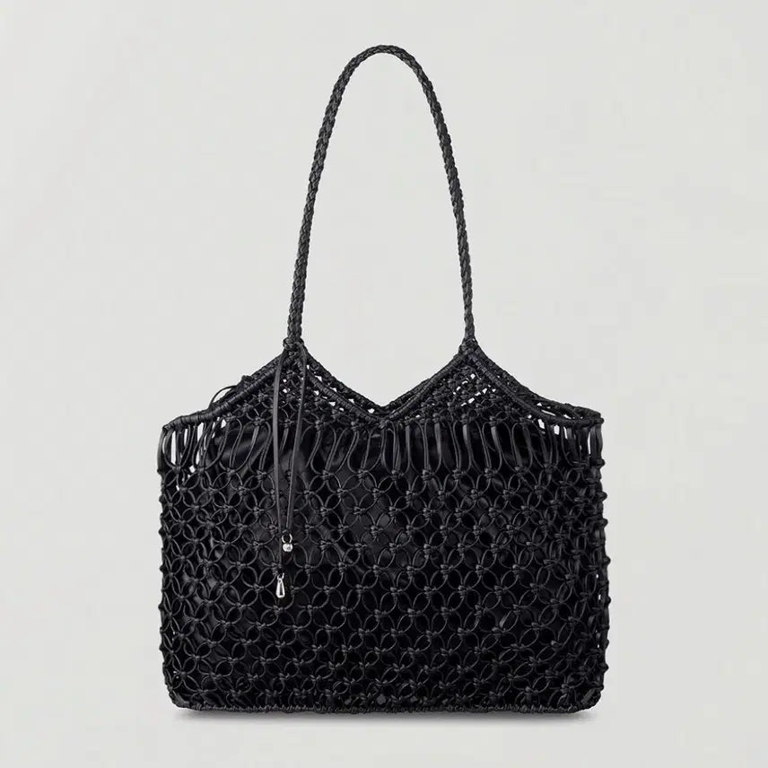 [BUNJANG] Vanlope HUE Shoulder Large Bag (Black) / 반로에 HUE 휴 숄더 라지 (블랙)