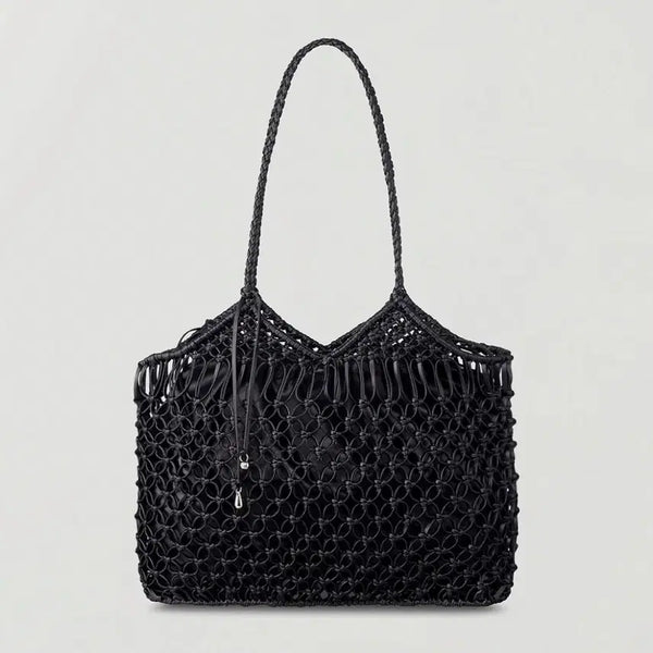 [BUNJANG] Vanlope HUE Shoulder Large Bag (Black) / 반로에 HUE 휴 숄더 라지 (블랙)