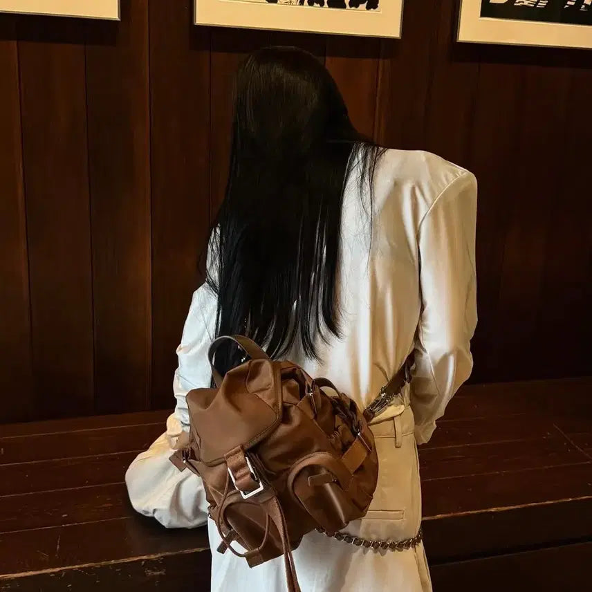 [BUNJANG] Orr Mini Walking Bag Brown / Orr 미니워킹백