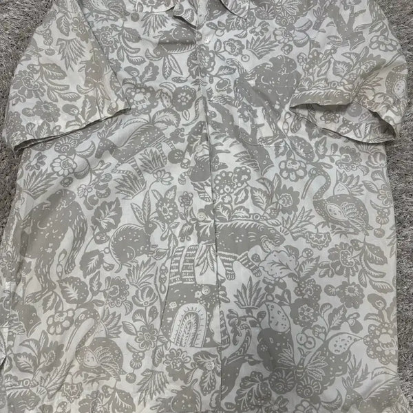 [BUNJANG] Issey Miyake Hawaiian Shirt Size L / 일제 이세이미야케 하와이안셔츠 사이즈 100-105