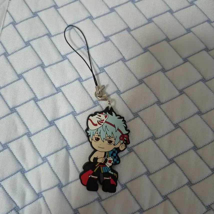 [BUNJANG] Gintama Gintoki Rubber Strap / 은혼 긴토키 러버스트랩