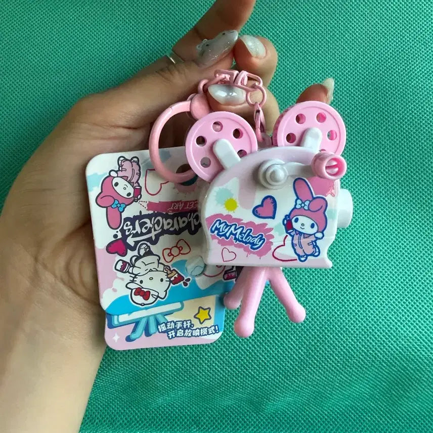 [BUNJANG] Sanrio My Melody Projector Camera Keychain / (정품) 산리오 마이멜로디 영사기 카메라 키링