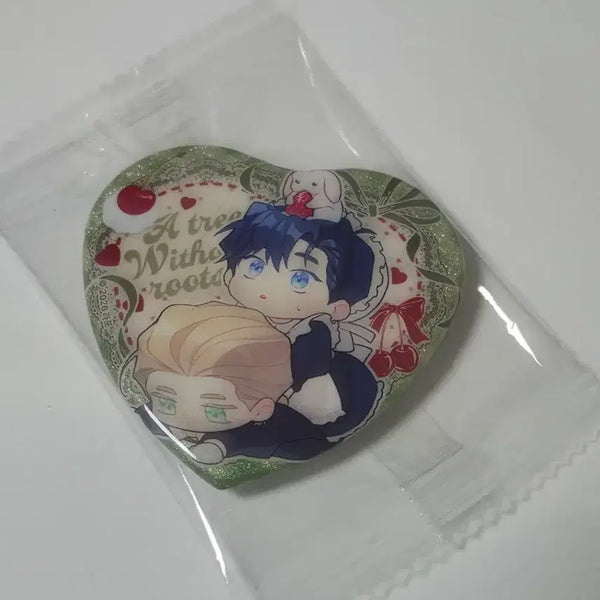 [BUNJANG] Bbu-eopna Rebom Heart Can Badge / 양도) 뿌없나 레봄 하트 캔뱃지