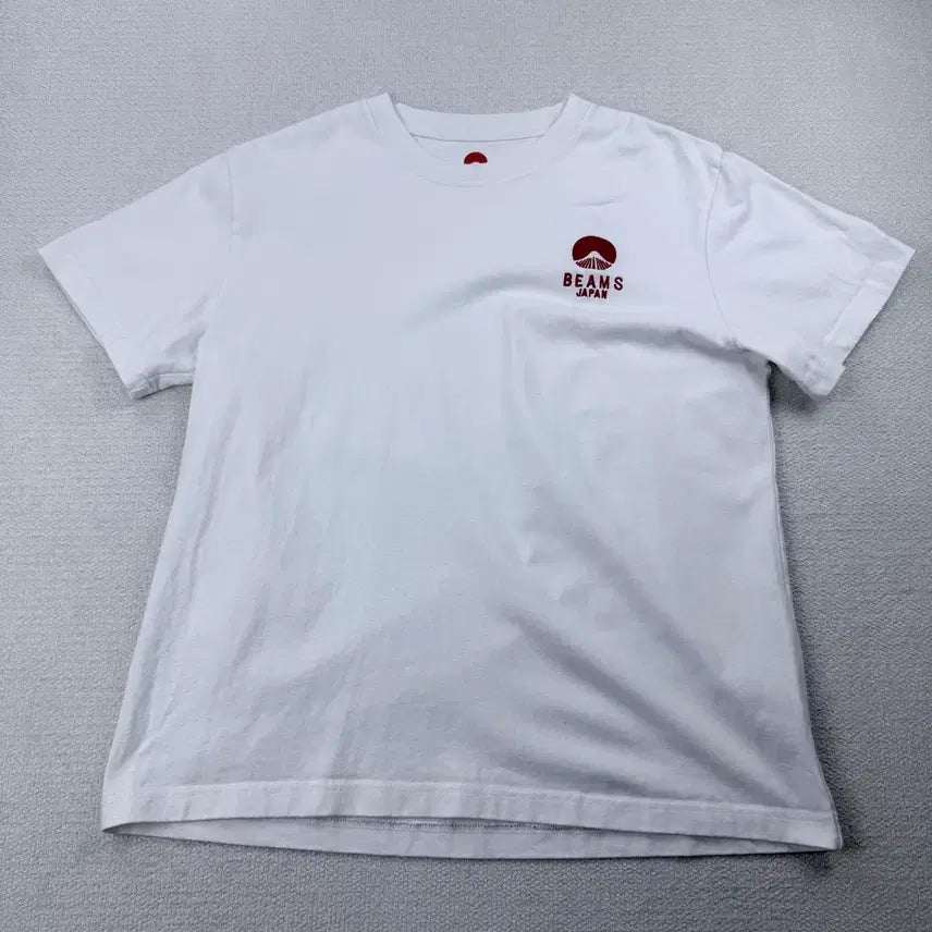 [BUNJANG] Beams Japan Embroidered Logo T-Shirt / 빔즈 제펜 자수로고 반팔티셔츠