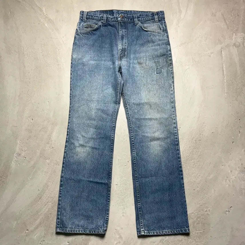 [BUNJANG] Levi's 517 Orange Tab 90s USA Bootcut Jeans / [36/32] 90s USA 리바이스 517 부츠컷 오렌지탭 중청 연청
