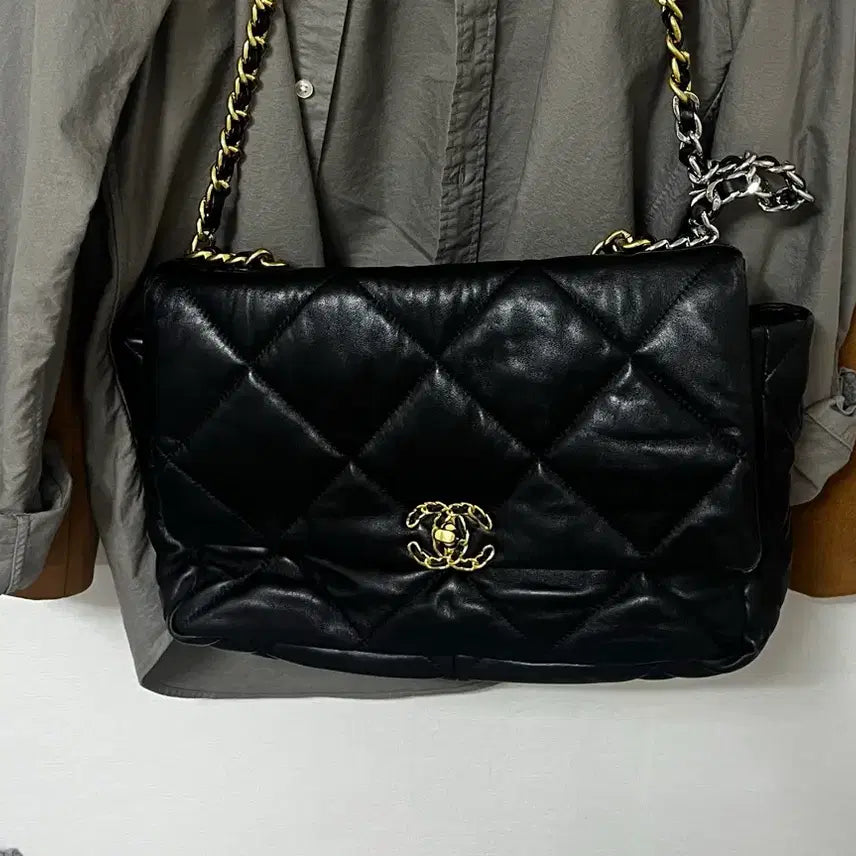[BUNJANG] Leather Chain Bag / 가죽체인백
