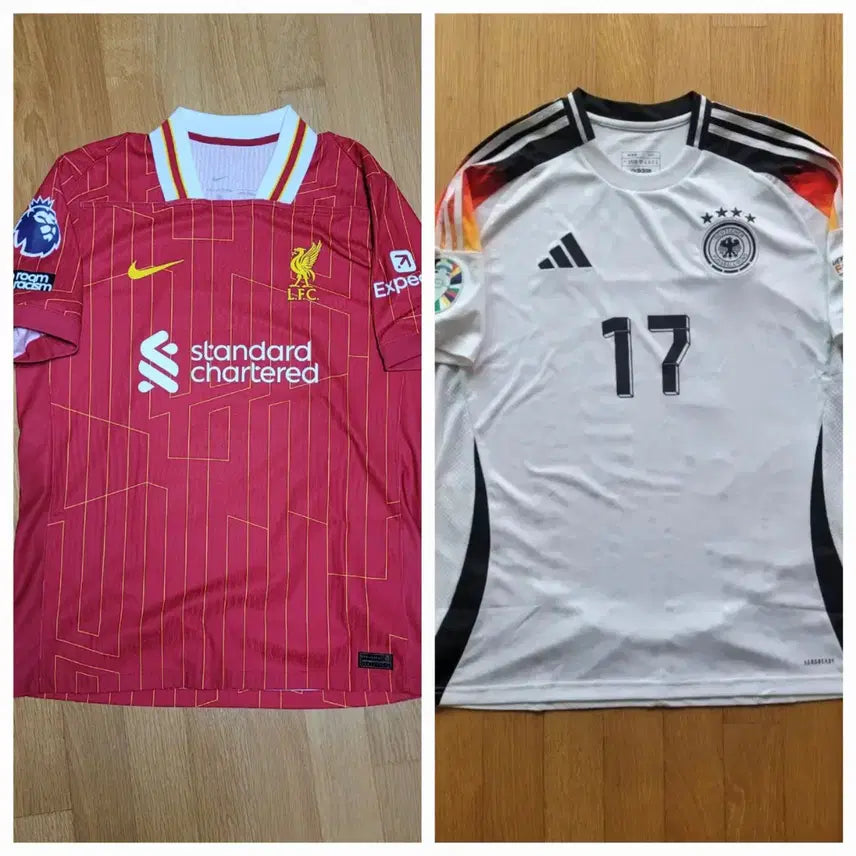 [BUNJANG] Liverpool FC & Germany National Team Player Edition Football Jerseys / 리버풀adv 소보,독일 비르츠 마킹 유니폼