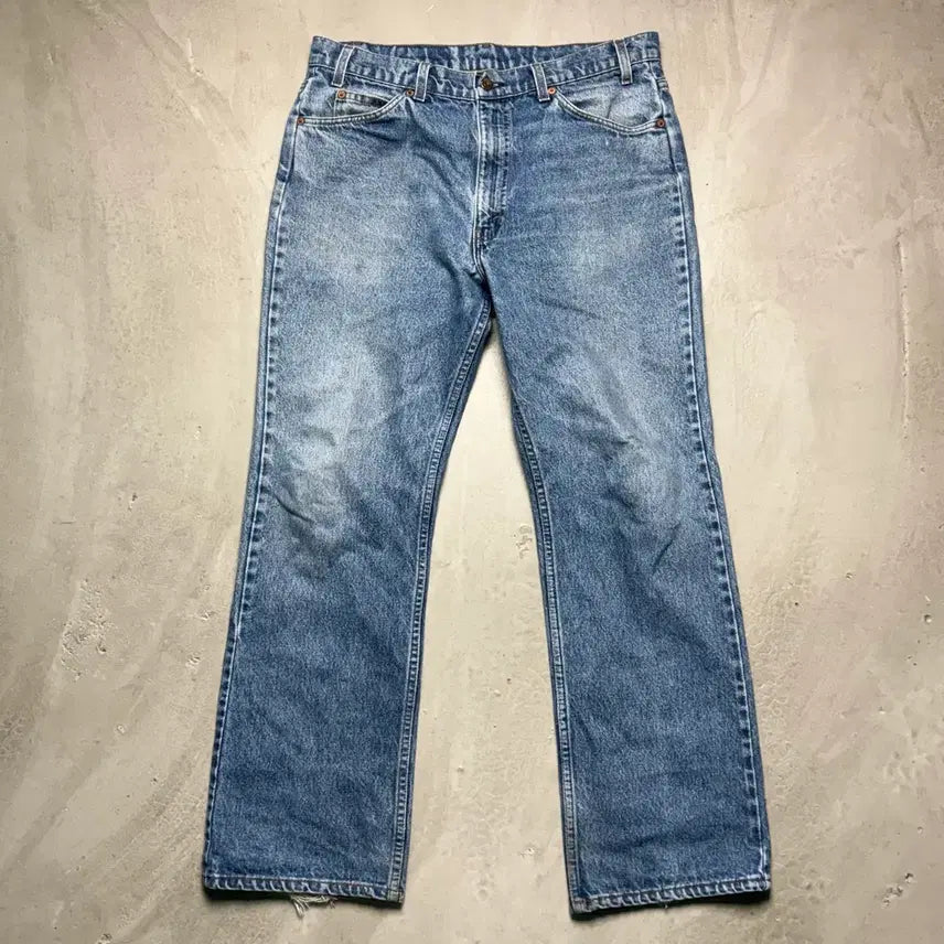 [BUNJANG] Levi's 517 Orange Tab 90s USA Bootcut Jeans / [36/30] 90s USA 리바이스 517 부츠컷 오렌지탭 중청 연청