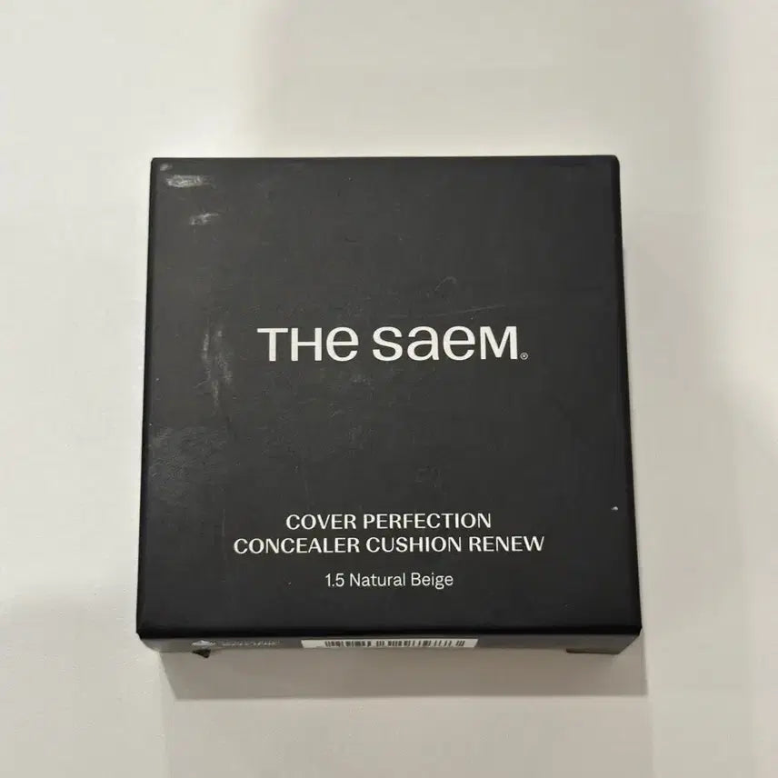 [BUNJANG] The Saem Cover Perfection Concealer Cushion Renew 1.5 Natural Beige (Sealed) / 미개봉)더샘 커버 퍼펙션 컨실러 쿠션 리뉴 1.5 내추럴 베이지