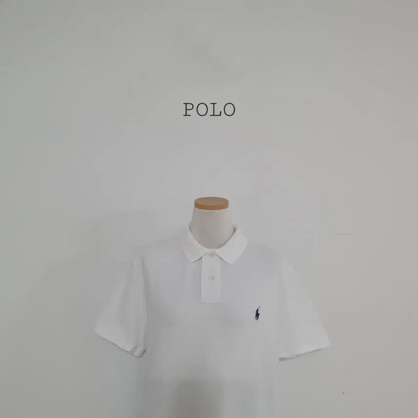 [BUNJANG] Polo Ralph Lauren White Short-Sleeve Polo Shirt / No.260701113 폴로 랄프로렌 반팔 카라티 화이트