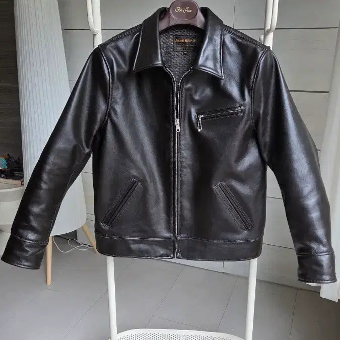 [BUNJANG] JIASHI MFG&CO Horsehide Leather Jacket / 가석(JIASHI MFG&CO) 홀스하이드 가죽 자켓