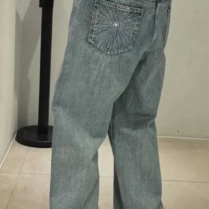 [BUNJANG] D NSR Spider Stitch Denim Jeans XL / dnsr 스파이더 스티치 데님