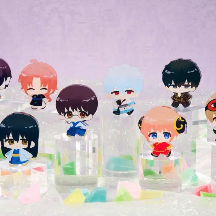 [BUNJANG] Gintama Raincoat Keychain & Kararotto Acrylic Stand Bundle Set / 일괄 세트 은혼 우비 메지루시 키링 카라코로 아크릴 카츠라 즈라 새트