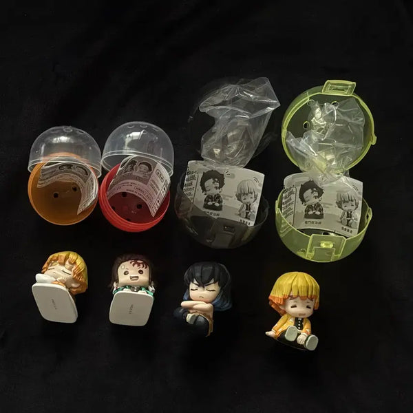 [BUNJANG] Demon Slayer: Kimetsu no Yaiba Onemutan & Shoulder Cushion Bundle (Zenitsu, Tanjiro, Inosuke) / 일괄ㅣ귀멸의 칼날 가챠 젠이츠,탄지로,이노스케 오네무탄 어깨쿵