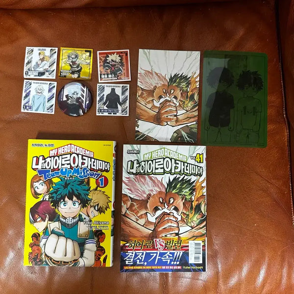 [BUNJANG] My Hero Academia Manga Volume 41 (with First Edition Bonus) and Team-Up Missions Volume 1 / (개별가능) 히로아카 만화 41권, 팀업미션 1권 판매