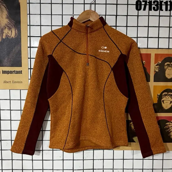[BUNJANG] Eider Fleece Jacket Orange Brown M / 아이더 플리스 자켓 오렌지 브라운 M