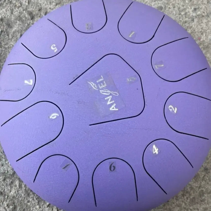 [BUNJANG] Angel 11-Tone Steel Tongue Drum (Purple) / Angel 11음 스틸 텅 드럼 (보라색)