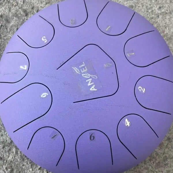 [BUNJANG] Angel 11-Tone Steel Tongue Drum (Purple) / Angel 11음 스틸 텅 드럼 (보라색)