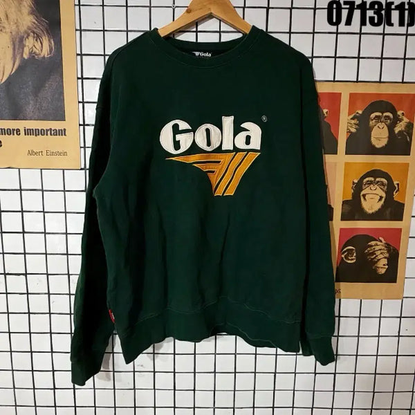 [BUNJANG] Gola Sweatshirt Green L / Gola 맨투맨 그린 L