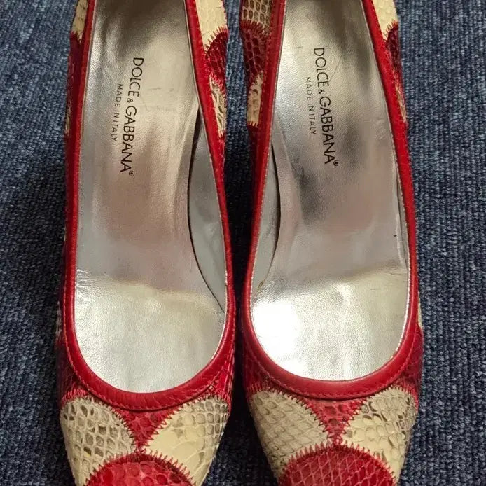 [BUNJANG] Dolce & Gabbana Snakeskin Pattern Heels Size 39 / 돌체앤가바나 뱀피 패턴 힐 39